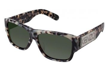 Image of Kenzo 3167 Single Vision Prescription Sunglasses KZ316702 - Frame Color Grey Torroise