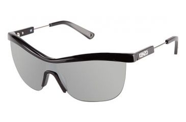 Image of Kenzo 3180 Sunglasses - Frame BLACK/SILVER, Lens Color Super Silver Mirror KZ318002