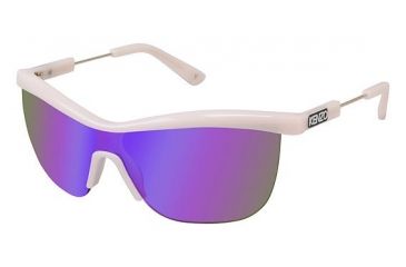 Image of Kenzo 3180 Sunglasses - Frame LTPINK/GOLD, Lens Color Golden Purple Mirror KZ318003