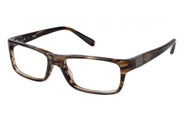 Image of Kenzo 4177 Eyeglass Frames - Frame BROWN HORN, Size 53/17mm KZ417702