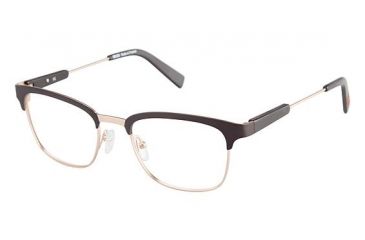 Image of Kenzo 4201 Eyeglass Frames - Frame BLACK/GOLD, Size 53/20mm KZ420102