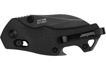 Image of Kershaw Craze EDC Folding Knife, 2.35 in, 8CR13MoV SS, BlackWash Finish, Reverse Tanto Blade, Black Handle, 8337