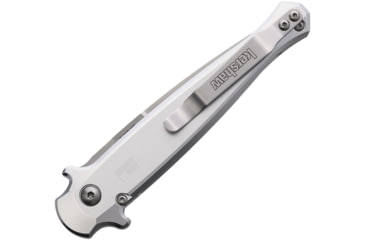 Image of Kershaw Auto Launch 8 Button Lock Automatic Folding Knife, 3.5in, CPM-154, Spear Point Blade, Stonewash Finish, Raw Aluminum Handle, KS7150RAW