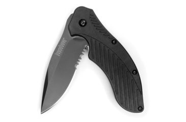 Image of Kershaw Black Serrated Clash Folding Knife, Box, 1605CKTST