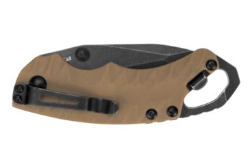 Image of Kershaw Shuffle II Folding Knife, 2.6in, 8Cr13MoV, BlackWash, Tan Glass-filled Nylon Handle, Box, 8750TTANBW