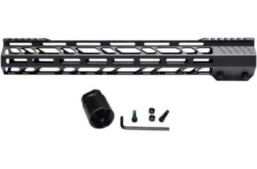 Image of Kexuan M-LOK Free Float Handguard for .308 DPMS High Profile Uppers, 15 in, Black, MM38E15-H