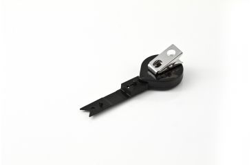 Image of Key-Bak Mini-Bak ID Twist-Free Retractable Reel w/ 36in Nylon Cord, Swivel Bulldog Clip, Twist-Free ID Strap, Black 0067-013