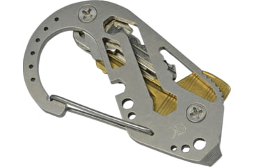 Image of KeyBiner Key Biner Titanium Tumbled, 3.5 x 2, TITANIUM TUMBLED