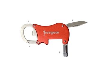 Image of KeyGear LED Multi-Tool 3.0,Red 50-KEY0053-04