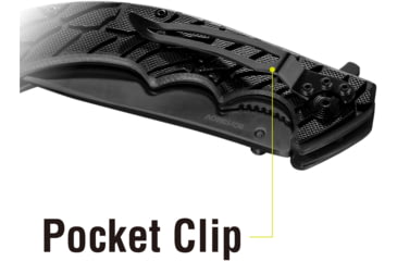 Image of EDEMO Kilimanjaro Gear Makazi Folding Knife,3.8in, Black G10 Handle,Plain Black Blade KJ910083, EDEMO1