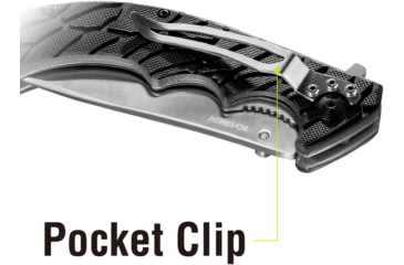 Image of Kilimanjaro Gear Makazi Folding Knife,3.8in, Black G10 Handle,Plain Blade KJ910059