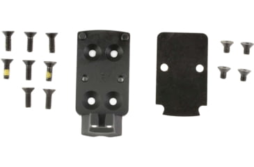 Image of Kimber America Optic Plate, For Optic Ready Kimber 1911 to Trijicon RMR, Includes Rear Sight, Matte Finish, Black 4000939