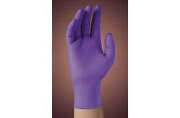 Image of Kimberly Clark MICROGRIP PURPLE NITRILE Poly-Coated Powder-Free Gloves 40101-348