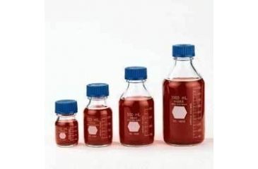 Image of Kimble/Kontes KIMAX GL45 Media/Storage Bottles, Graduated, Kimble Chase 14396 2000 Media Bottles Without Cap