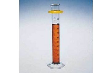 Image of Kimble/Kontes KIMAX Single Metric Scale Graduated Cylinders with Bumper, Class B, Kimble Chase 20025 10