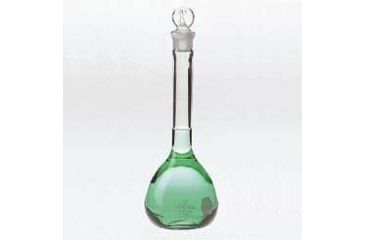 Image of Kimble/Kontes KIMAX Volumetric Flasks with [ST] Glass Stopper, Class A, Serialized and Certified, Kimble Chase 28017 200