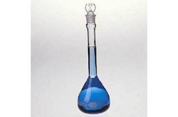 Image of Kimble/Kontes KIMAX Volumetric Flasks with [ST] Glass Stopper, Class B, Kimble Chase 28015 10