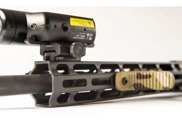 Image of Kinetic Development Group Kinect MLOK Single Picatinny Rail Section, 3Slot, Black KIN5-100