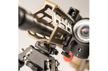 Image of Kinetic Development Group Kinect MLOK Single Picatinny Rail Section, 3Slot, Black KIN5-100
