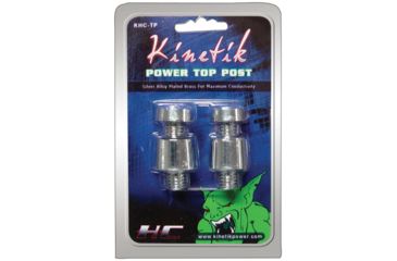 Image of Kinetik Battery Post - Positive and Negative, Silver Alloy Plated Brass, Silver KHCTP