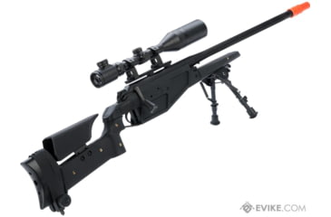 Image of King Arms / Eagle Force Elite Series Straight-Pull Bolt Action K93 LRS1 Airsoft Sniper Rifle, Black, KA-AG-87-BK