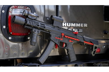 Image of King Arms / Eagle Force PDW 9mm SBR Airsoft AEG Rifle, Shorty, Black, KA-AG-229-BK