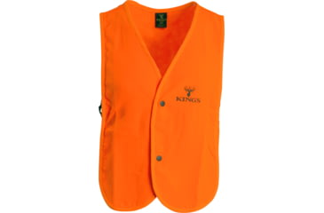 Image of King's Camo Hunting Vest, Blaze Orange, Large/Extra Large, KBZ410-BZ-LXL