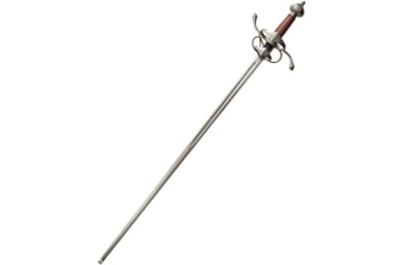 Image of Kingston Arms Blunt Fencing Side Sword, 34.5 spring steel blade, Black leather wrapped handle, SM22790