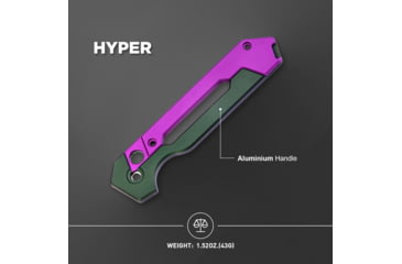 Image of Kizer Cutlery Hyper Handle Scales Aluminum