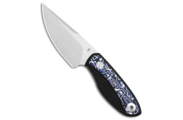 Image of Kizer Kizer Finch Fixed Blade Knife G-10/Vortex Pattern Micarta 3.1" Satin, Black/Blue/White, AEB-L, adult, BHQ-236429