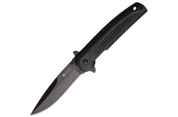Image of Kizlyar Biker Linerlock, Black TiNI, Knife KK0138
