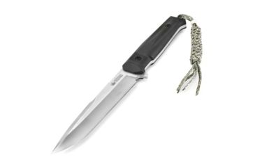 Image of Kizlyar Delta Tactical Echelon Fixed Blade Knife,6in,Satin D2 Steel Broad Tip Blade,Black Kraton Handle KK0209