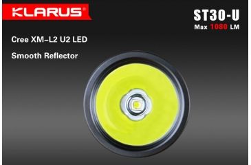 Image of Klarus ST30-U Cree XM-L2 Waterproof LED Flashlight,Black,1080 Lumens KLARUS-ST30-U-XML2