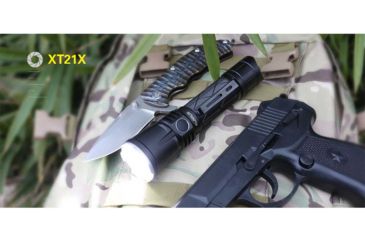 Image of Klarus XT21X 1 x 21700 CREE XHP70.2 P2 LED Tactical Flashlight, 4000 Lumens, Black, XT21X
