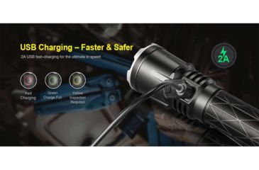 Image of Klarus XT21X 1 x 21700 CREE XHP70.2 P2 LED Tactical Flashlight, 4000 Lumens, Black, XT21X