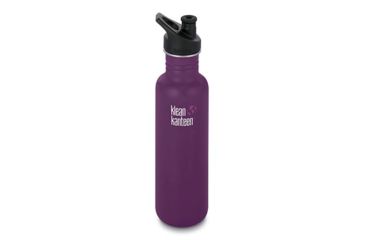 Image of Klean Kanteen Classic W/ Sport Cap 3.0, 27oz, Winter Plum, Purple, 18/8 Stainless Steel, Polyprop, KK-43366