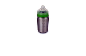 Image of Klean Kanteen Kid Baby Bottle, 9oz, Brushed Stainless, Brushed Stainless, 18/8 Stainless Steel, Polyprop, KK-35767