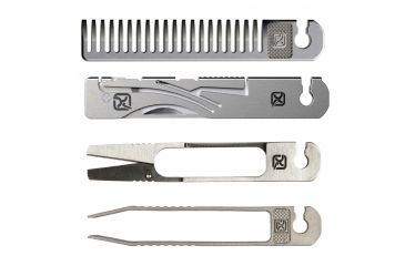 Image of Klecker Daily Carry Personal Kit, Scissors/Tweezers/Folding Knife/Comb