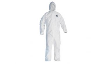 Image of Kleenguard A30 Breathable Splash &amp; Particle Protection Coverall, White, Large 46113