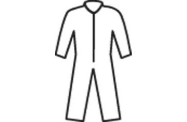Image of Kleenguard A40 Liquid &amp; Particle Protection Coverall, White, XL 44344