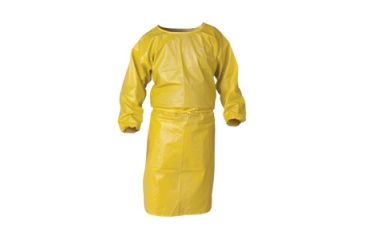Image of Kleenguard A70 Chemical Spray Protection Smock, Yellow, 44in. 9829