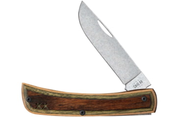 Image of Knife Case Case Knives Crossroads Series Brown/green Lam Sod Buster Jr