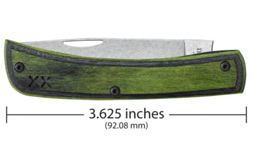 Image of Knife Case Case Knives Crossroads Series Green/black Lam Sod Buster Jr