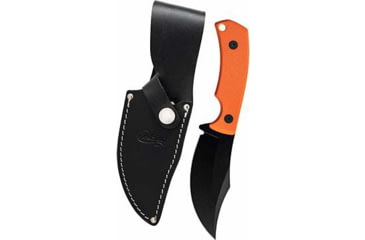 Image of Knife Case Hunter CT3 Fixed Blade Knife, 3.9in, 1095 Carbon Steel, G10 Orange Handle, Black, 76937