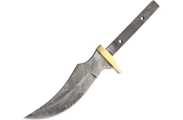 Image of Knifemaking 5.5in Damascus Steel Clip Point Blade, SS Handle, BL107