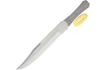 Image of Knifemaking Blade Clip Point Fixed Blade Knife, Blade, 15in Overall, 8.75in Satin SS Clip Point Blade, SS Handle, Full Tang, BL-7717