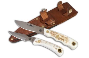 Image of Knives of Alaska Alpha Wolf D2 Cub Combo Stag Handle Knives, Natural 00359FG