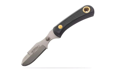 Image of Knives of Alaska Alpha Wolf/Muskrat Combo Fixed Blade Knives, 3in/2.25in, Magnacut Stainless Steel, Drop Point/Round Tip Blade, Suregrip, Black, 00374FG