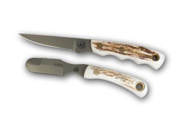 Image of Knives of Alaska Jeager D2 Muskrat Combo Knives, Stag Handle, Natural 00303FG