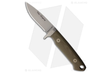 Image of Knives of Alaska Legacy Fixed Blade Knife, 3.25in, D2, Drop Point Blade, G-10, OD Green Handle, OD Green/Dark Gray, 8.00 inch, BHQ-196930